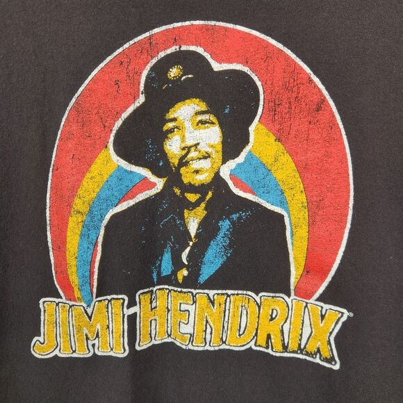 Jimi Hendrix Short Sleeve Retro Style Graphic Tee Large - Picture 3 of 4
